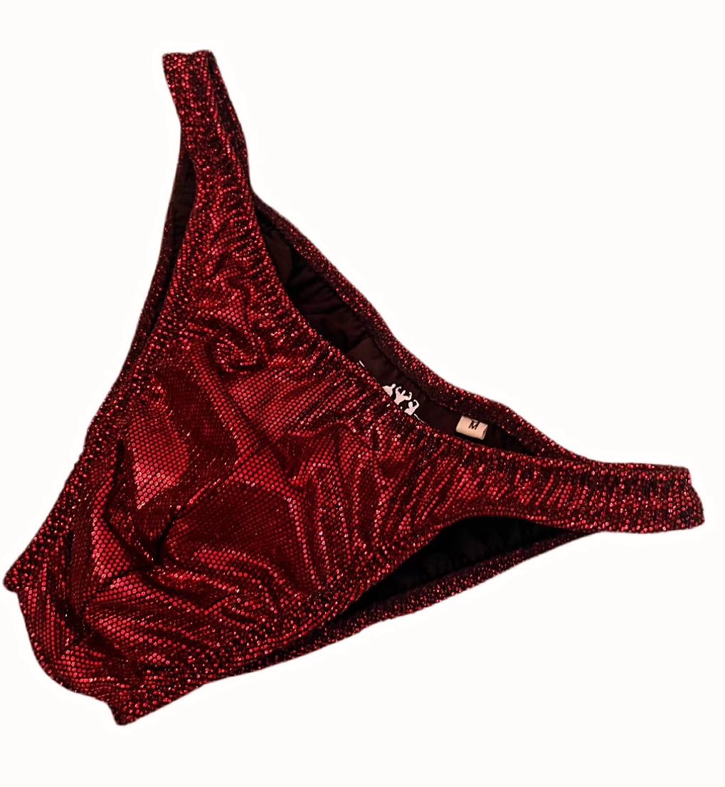 RED/BLACK BASE DOTTED BODYBUILDING TRUNK